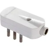 Electraline SPINA MOBILE, 90°, 10A, 2P+T - Grau