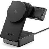Spigen EF323MQ, Drinnen, USB, Kabelloses Aufladen, 2 m, Schwarz