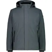 CMP MAN Jacket Snaps Hood grey (U862) 50