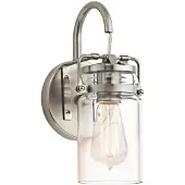Kichler Elstead Brinley Wandleuchte E27 Nickel gebürstet