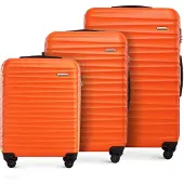 WITTCHEN Reisekoffer 3er Koffer-Set Rollkoffer Trolley Handgepäck Reisekofferset