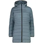 CMP Woman Padded Padded Parka Zip Hood cool blue mel. (L523) 48