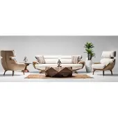 Xl Moebel Gmbh Komplette Couchgarnitur Dreisitzer Sessel Beige 3tlg Polstersofa Stoff
