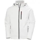 Helly Hansen für Herren. 34442 Segeljacke Crew Hooded Midlayer 2.0 weiß (XL), Lässig, Polyester, Outdoor
