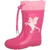 Beck Mädchen Unicorn Gummistiefel, Pink, 24 EU