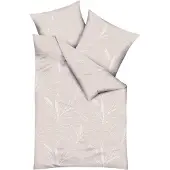 Kaeppel Bettwäsche "Organic", beige (natur), B/L: 135cm x 200cm, 1 Stk., 1 Stk., Mako-Satin, B/L: 80cm x 80cm, 2 Stk., Mako-Satin, Obermaterial: 100% Baumwolle, Bettwäsche, Bettwäsche