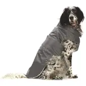 Croci Montreal - Hundemantel, Wintermantel, wasserdichte Jacke, Größe 30 cm, gra