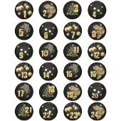 Sonstiges Adventskalender Aufkleber Set 24 Stück Zahlen Weihnachten Basteln Geschenk