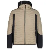 CMP MAN Jacket Hybrid FIX Hood teak (P719) 56