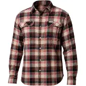 Columbia Men's Flare Gun Stretch Flannel Shirt ancient fossil, dispersed plaid (272) M