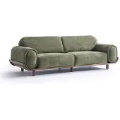 AEA Grünes Designersofa Polstercouch Wohnzimmer 3-Sitzer