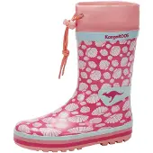 Kangaroos Mädchen K-summerrain Gummistiefel, Daisy Pink Shell, 27 EU