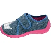 Fischer Markenschuh Kinder-Klett-Hausschuh