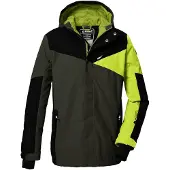 Killtec Jungen Skijacke/Funktionsjacke mit Kapuze und Schneefang KSW 387 BYS SKI