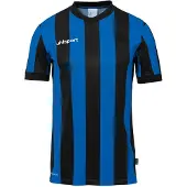 Uhlsport Retro Stripe Shirt Kurzarm L schwarz/azurblau