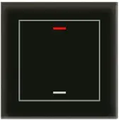 MDT BE-GTL10S.01 KNX Glastaster II Light 1-fach RGBW Schwarz Neutral BEGTL10S01