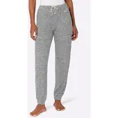 Feel Good Relaxhose , Damen, Gr. 44/46, Normalgrößen, grau (hellgrau, meliert), 80% Viskose, 15% Polyester, 5% Elasthan, unifarben, Hosen Relaxhose