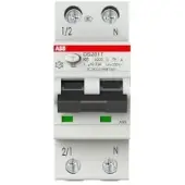 ABB DS201TK6A30 FI/LS-Schalter 6kA, 1P+N, Typ A, Bahn, K6, 30mA 2CSR255188R1067