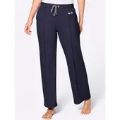 Feel Good Wellnesshose , Damen, Gr. 22/23, Kurzgrößen, blau (marine, weiß), 50% Baumwolle, 50% Polyester, unifarben, Hosen Wellnesshose