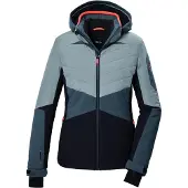 Killtec Damen Skijacke/Funktionsjacke mit abzippbarer Kapuze und Schneefang KSW