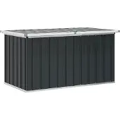 vidaXL Gartenbox Anthrazit 129x67x65 cm