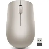 Lenovo 530, Beidhändig, Optisch, RF Wireless, 1200 DPI, Mandel, Beige