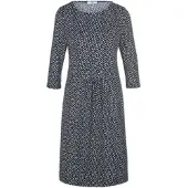 Peter Hahn Jersey-Kleid 3/4-Arm blau