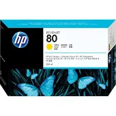 HP 80 Gelb Druckerpatrone, 350 ml, Designjet 1000 Druckerserie, Thermal Inkjet, Gelb, Business, Vereinigte Staaten, Singapur, 56 mm