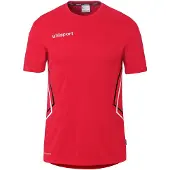 Uhlsport Trainingsshirt "Trainings-T-Shirt Equipe 29 Kids", Kinder, Gr. 164, rot (rot, weiß, schwarz), Obermaterial: 100% Polyester Pol. recyc.., Shirts Trainingsshirt