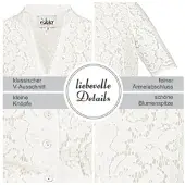 Nübler Dirndlbluse Kurzarm Melani in Creme | Gr.: 30