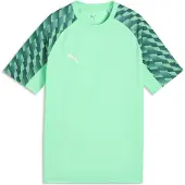 Puma teamLIGA26 Jersey Jr, 140, Mint Jelly White-Emerald Ice