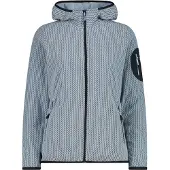 CMP Damen Unlimitech Outdoor Jacke mit Kapuze blau 36