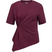 Object Asymmetrisches Gerafftes T-shirt