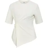Object Asymmetrisches Gerafftes T-shirt