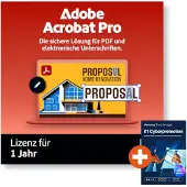 Adobe Acrobat Pro Abonnement 1 Lizenz(en) Lizenz 1 Jahr(e)
