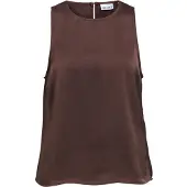 Object Satin High-neck Oberteil