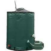 OEM Faltbarer Fassbehälter, 250L Kapazität, langlebiges PVC-Design, Grün