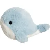 Aurora World , 61396, Kairi Whale 18cm, Plüschtier, Blau & Weiß, Blau/Weiß