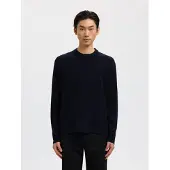 Selected 1100000002199 "SLMTELLER FN CREW NECK NOOS" Viskosemischung, regular fit