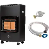 Sannover Gasheizofen Infrarot Loros 4200 W + Verbindungsset