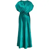 Object Satin Maxikleid