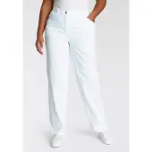 Kjbrand 1100000002199 "Babsie", Damen, Gr. 44 (22), K-Gr, weiß, Denim/Jeans, Obermaterial: 78% Baumwolle, 18% Polyester, 4% Elasthan, unifarben, straight fit lang, Jeans 1100000002199, mit Stretch