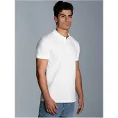 Trigema Poloshirt "Slim Fit Poloshirt aus DELUXE-Piqué", Herren, Gr. XL, weiß, Piqué, 100% Baumwolle, Basic, normal, ohne Ausschnitt, Shirts Poloshirt