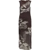 Object Gerafftes Maxikleid