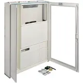Hager FP94W0N Wandlerschrank, universN, 1400 x 1050 x 205 mm, ohne Wechselplatte