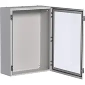 Hager FL173A Orion Schrank, Stahlblech Schutzklasse I, Klarsichttür, 800x600x250mm