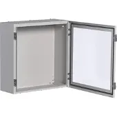 Hager FL166A Orion Schrank, Stahlblech Schutzklasse I, Klarsichttür, 600x600x250mm