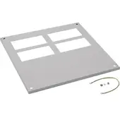 Hager FZ742D Verschlussplatte geöffnet für Schrank univers, IP54, SKI, 20 x 600 x 600 mm