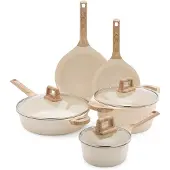 GreenChef GreenLife Arte 8-teiliges Keramik-Antihaft-Kochgeschirrset, Induktionsgeeignet,
