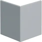 Hager BRS0802AVERZ Außeneck-Abdeckung zu Brüstungskanal BRS Oberteil 80mm aus Stahlblech verzinkt